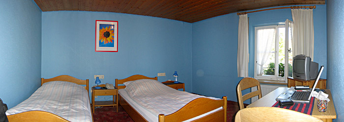Mein Zimmer im Hotel Mainzer Tor in Waldenburg