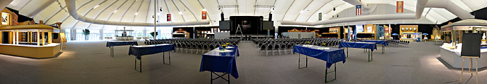 Das Gerry Weber Event und Convention Center in Halle / Westfalen