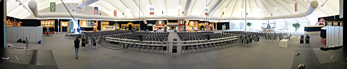 Das Gerry Weber Event und Convention Center in Halle / Westfalen