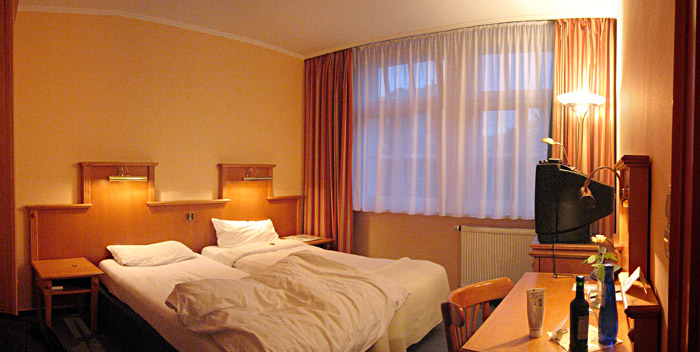 Mein Zimmer im Hotel Stadthaus in Paderborn