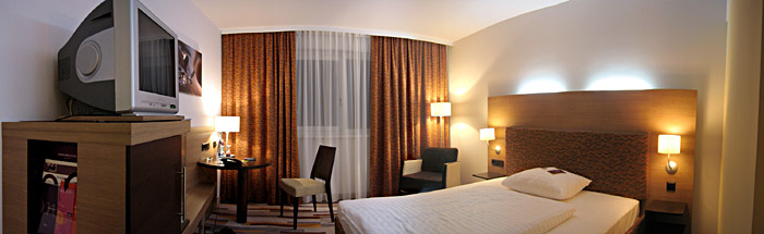 Mein Zimmer im Hotel Mercure in Graz