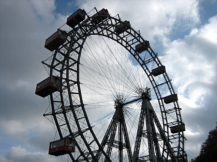 Das legendäre Riesenrad im Wiener Prater