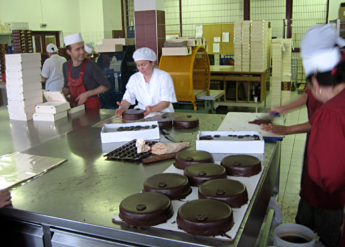 Die Herstelung der Sachertorte