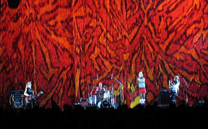 Die Band Lili bei Pink in der ColorLine - Arena in Hamburg