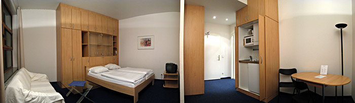 Mein erstes Zimmer im Hotel Residenz 2000 in Berlin
