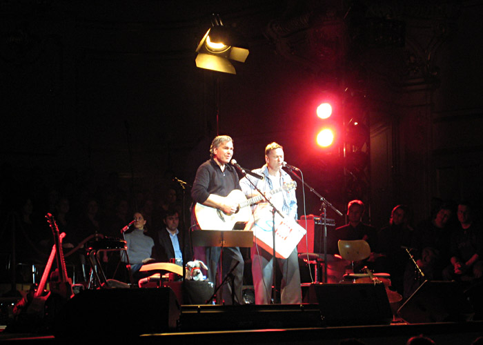 Stefan Gwildis und Christian von Richthofen in der Musikhalle Hamburg