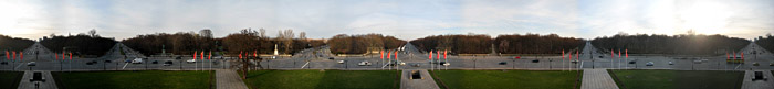 Rundumblick von der Siegessäule in Berlin