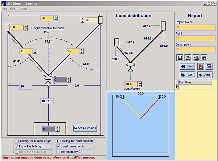 Screenshot aus dem LD Calculator; Copyright: www.paul-pelletier.com