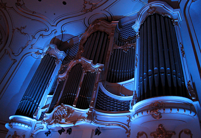 Die Orgel in der Musikhalle