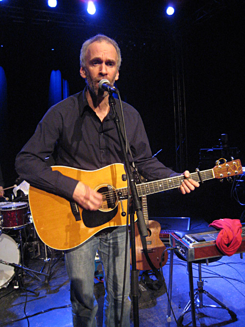 Soundcheck von Martin Gallop im Vamos! in Lüneburg