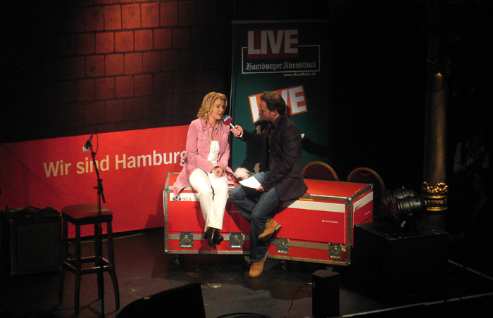 Jane Comerford im Gespräch bei Hamburg Sounds im Tivoli in Hamburg