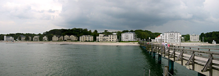 Aussicht auf Heiligendamm; das Bild ist größerklickbar