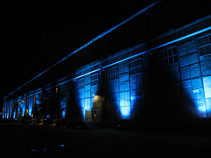 Die Kraftzentrale im Landschaftspark Nord von außen