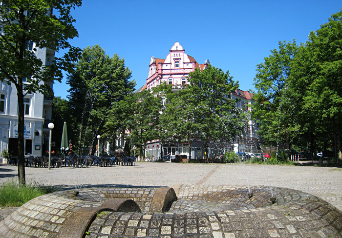 Der Sophienplatz in Hamburg