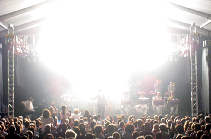 Roger Cicero beim Jazz an der Donau - Festival in Straubing