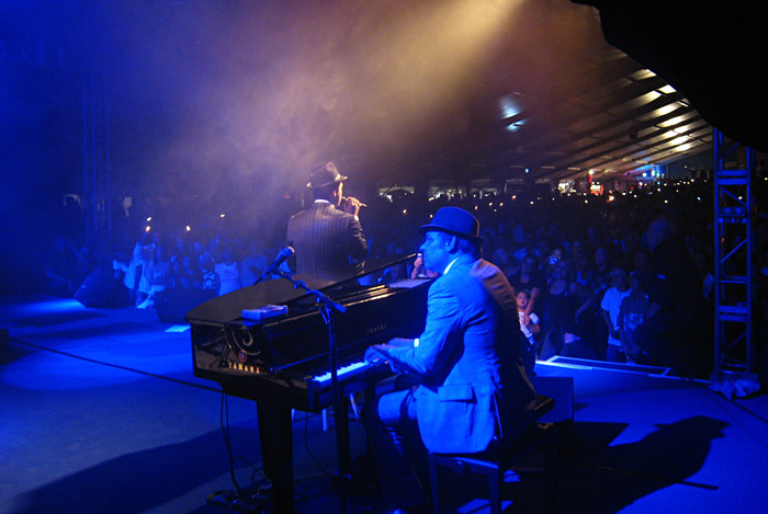 Roger Cicero beim Jazz an der Donau - Festival in Straubing