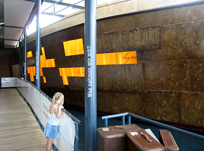 Gangway im BallinStadt - Museum