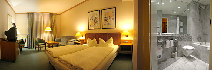 Mein Zimmer im Penta Hotel in Braunschweig; Bild größerklickbar