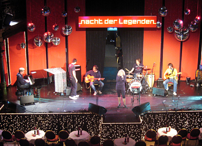 Soundcheck von Ina Müller bei der Nacht der Legenden