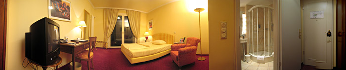Zimmer 206 im Victor's Residenz Hotel Saarbrücken; Bild größerklickbar