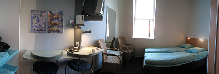 Zimmer 504 im Hotel Cab Inn City, Kopenhagen; Bild größerklickbar