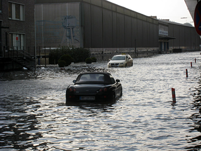 Sturmflut in Hamburg