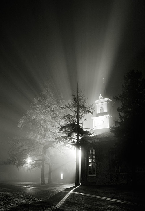 Foggy night; Copyright: www.durhamtownship.com