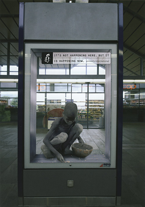 Plakat 'Sudan-Basel'; Copyright: Amnesty International, Walker Zürich