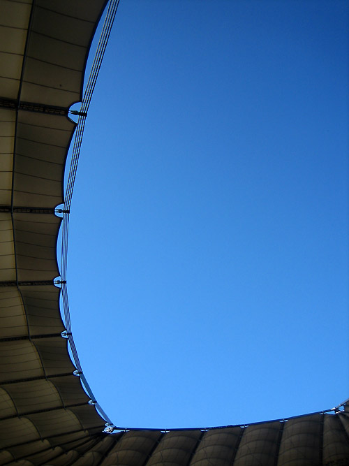 Himmel über dem Volksparkstadion