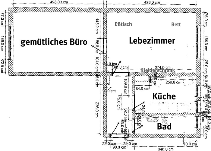 Plan meiner Wohnung