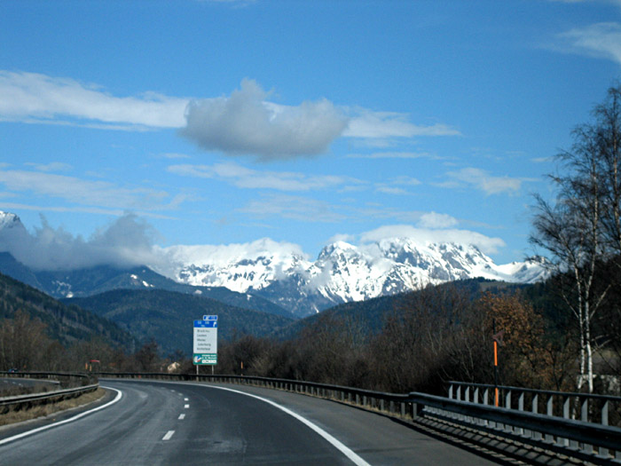 Fahrt von Graz nach Linz