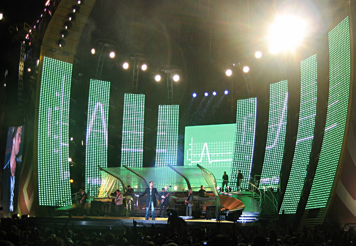 Robbie Williams im Münchener Olympiastadion