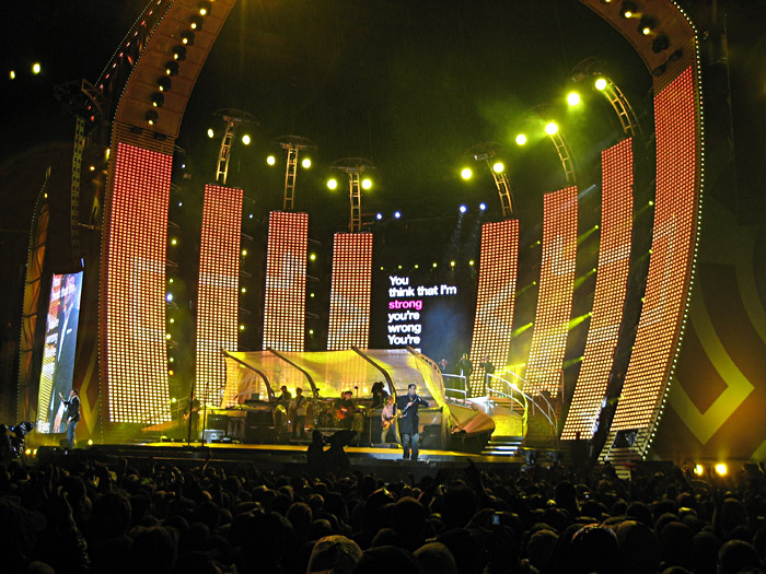 Robbie Williams im Münchener Olympiastadion