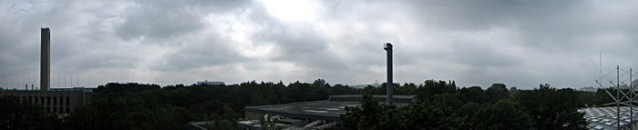 Ausblick aus meinem Hotelzimmer in Berlin